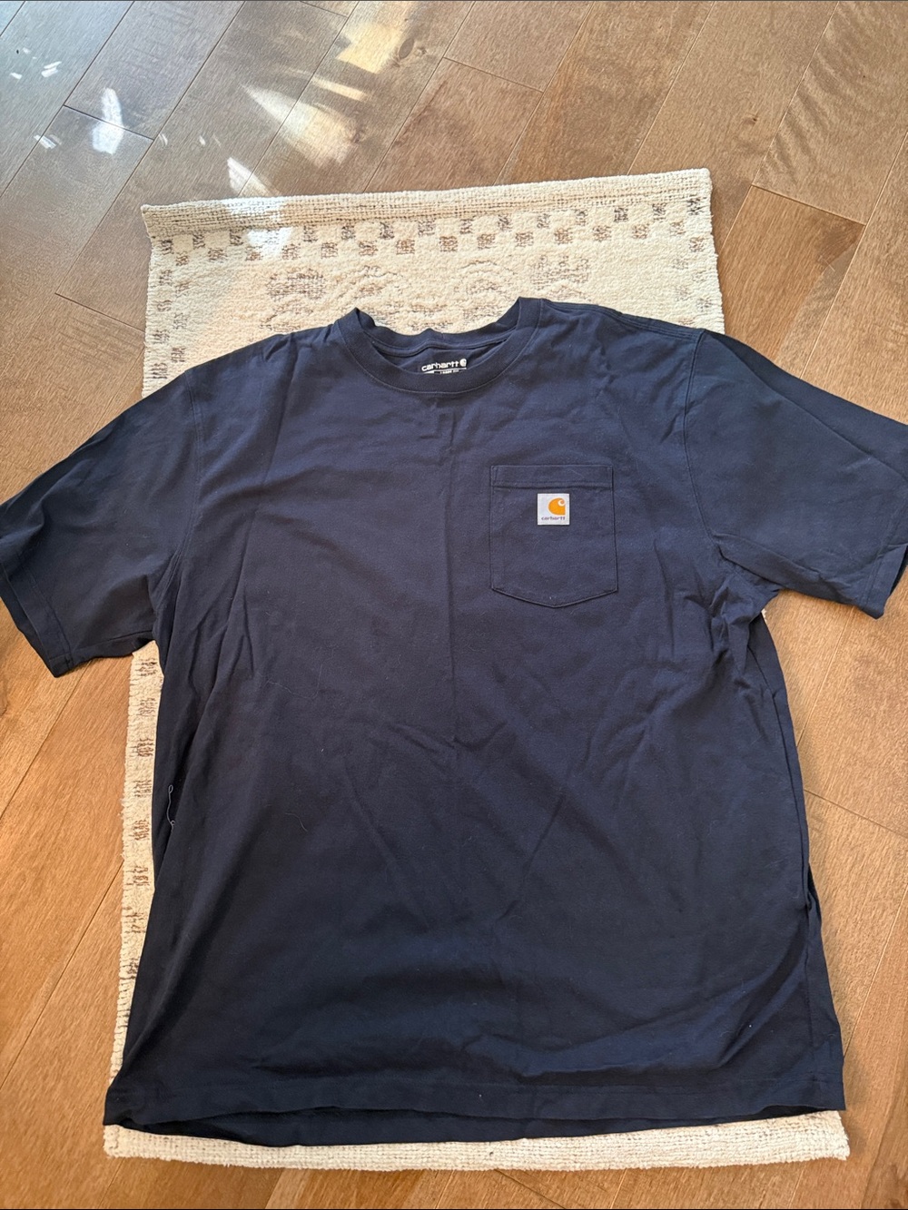 Carhartt Navy Short-Sleeve Pocket Tee
